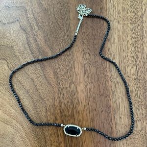 NWOT Kendra Scott black pendant necklace